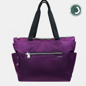 Hedgren Margaret Sustainably Made Torba Tote Ženske Ljubičaste | YYO5625FQ