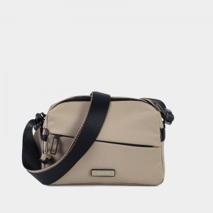 Hedgren Neutron Small Torba Crossbody Ženske Sive Bež | KCS1610MM