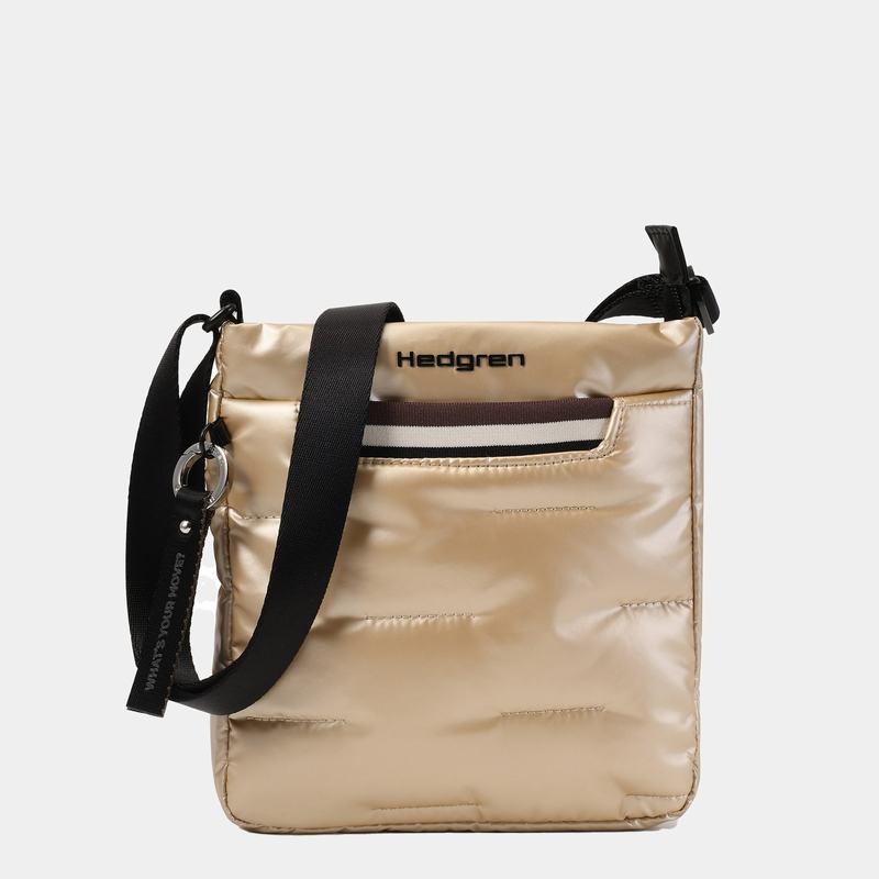 Hedgren Cushy Torba Crossbody Ženske Bež | JIP5426QZ