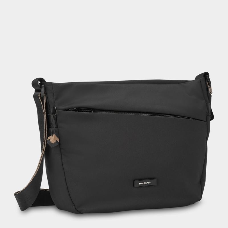 Hedgren Gravity Torba Crossbody Ženske Crne | JFG4984QS