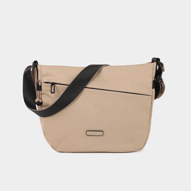 Hedgren Gravity Torba Crossbody Ženske Sive Bež | FOH849NT