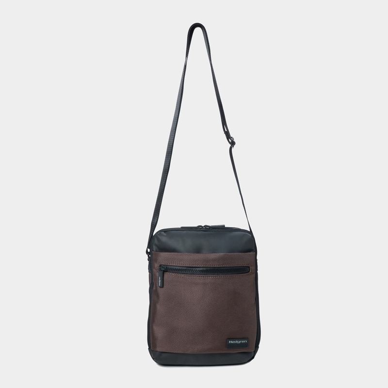 Hedgren Inc Vertical Torba Crossbody Ženske Smeđe Crne | APD8193GW