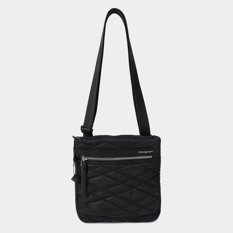 Hedgren Leonce Torba Crossbody Ženske Crne | KRU2584NJ