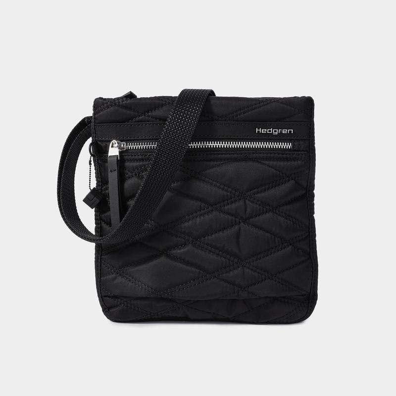 Hedgren Leonce Torba Crossbody Ženske Crne | KRU2584NJ