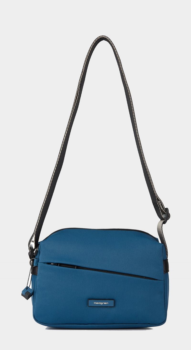 Hedgren Neutron Small Torba Crossbody Ženske Plave | UTT7952EQ