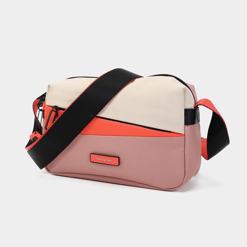 Hedgren Neutron Small Torba Crossbody Ženske Roze Narančaste | BLJ6265NA