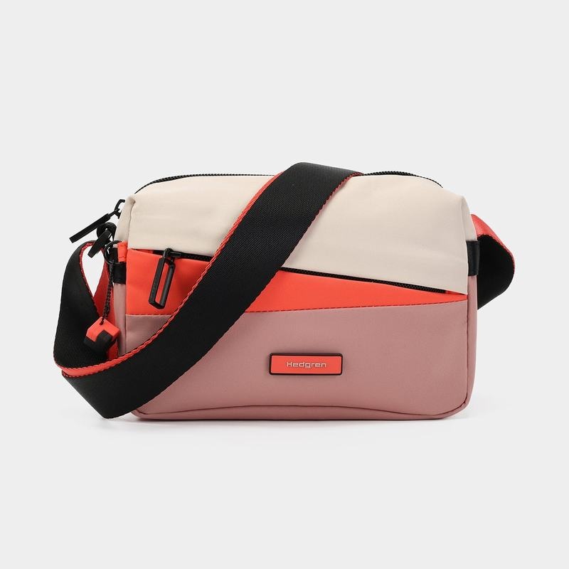 Hedgren Neutron Small Torba Crossbody Ženske Roze Narančaste | BLJ6265NA