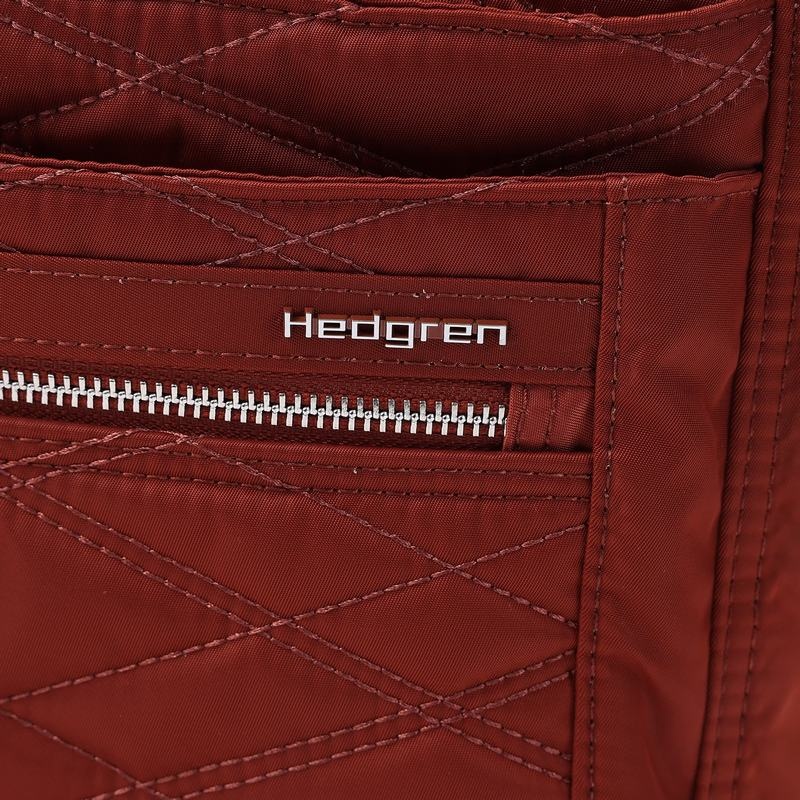 Hedgren Prošiven Orva Rfid Torba Crossbody Ženske Crvene Smeđe | LLA531SE