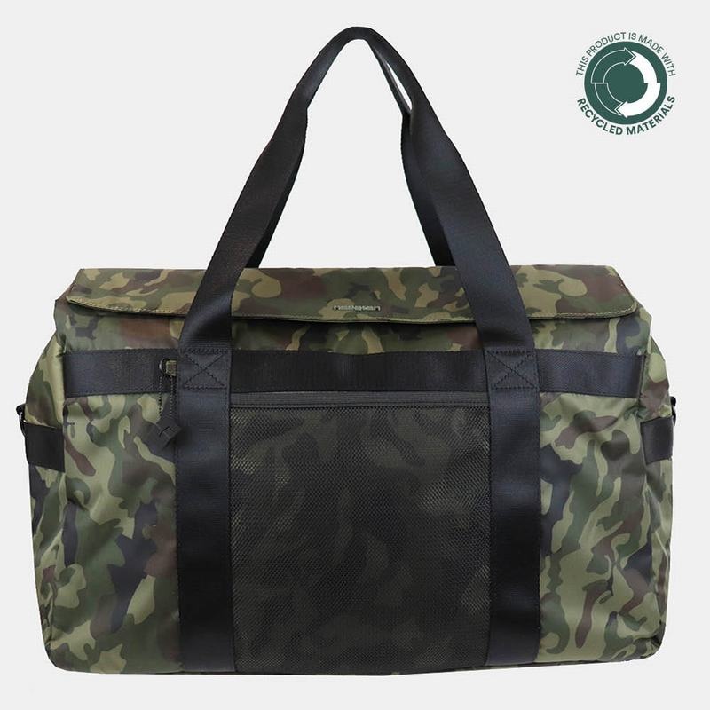 Hedgren Wanderer Sustainable Weekender Torba Duffle Ženske Zelene Crne | AZP3474UE